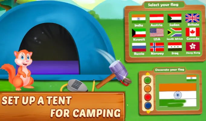 Camping Adventure Game - Famil android App screenshot 6